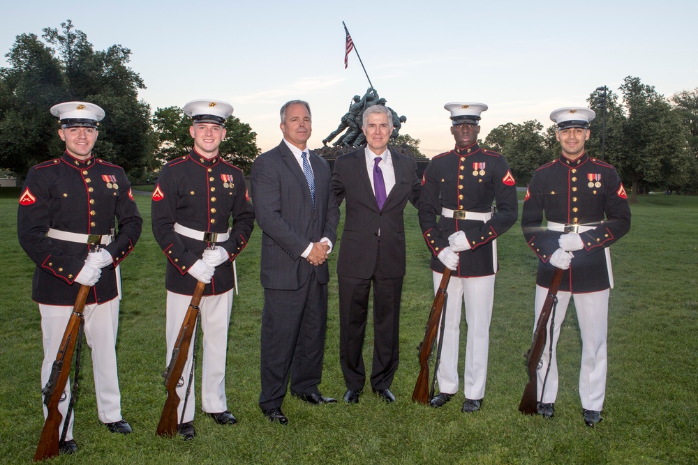 Marine Barracks Washington Sunset Parade June 6, 2017