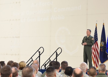 AFSOC Commander addresses wing members at ‘All Call’