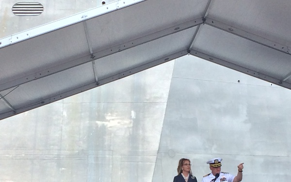 USS Gabrielle Giffords (LCS 10) Commissioning