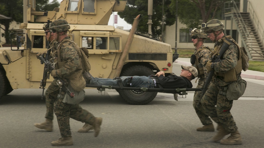 15th MEU conducts non-combatant evacuation and mass casualty drill