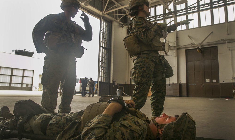 15th MEU conducts non-combatant evacuation and mass casualty drill