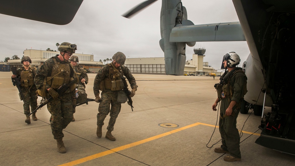 15th MEU conducts non-combatant evacuation and mass casualty drill