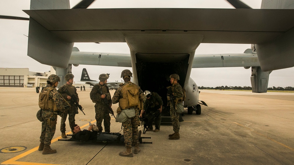 15th MEU conducts non-combatant evacuation and mass casualty drill