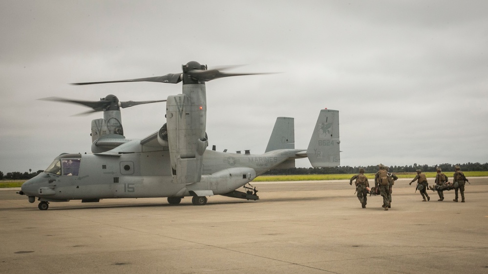 15th MEU conducts non-combatant evacuation and mass casualty drill