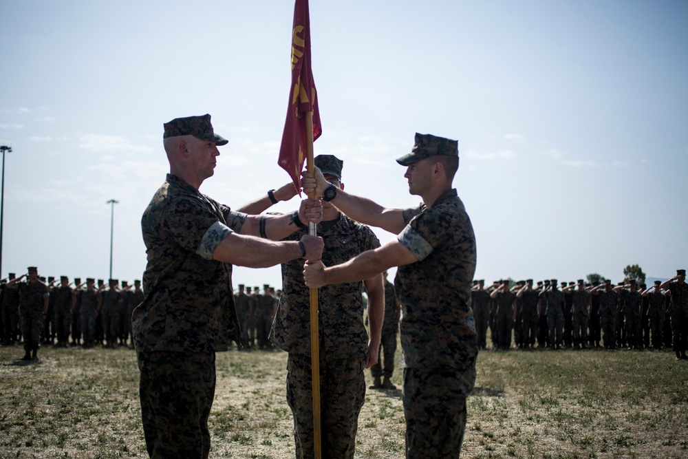 SPMAGTF-CR-AF Ground Combat Element Welcomes New Commander