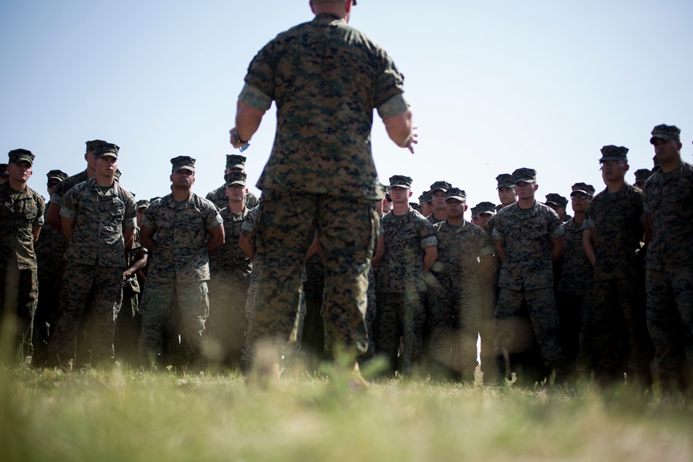 SPMAGTF-CR-AF Ground Combat Element Welcomes New Commander