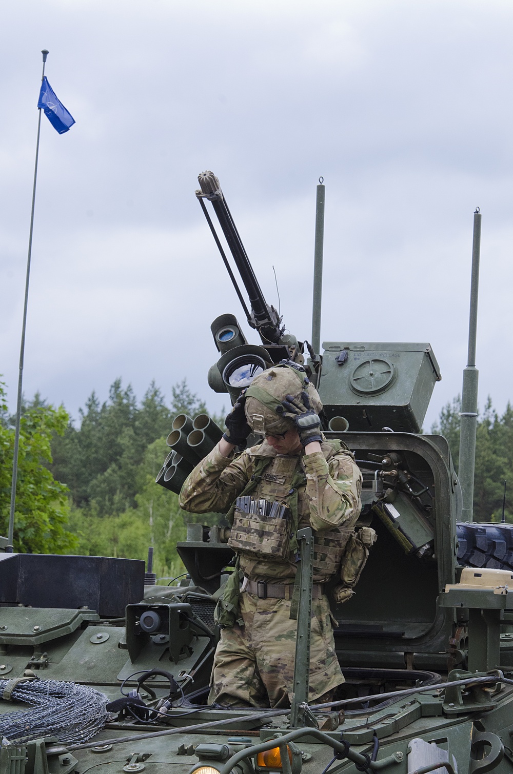 eFP Battle Group Poland kicks off FTX during Saber Strike 17