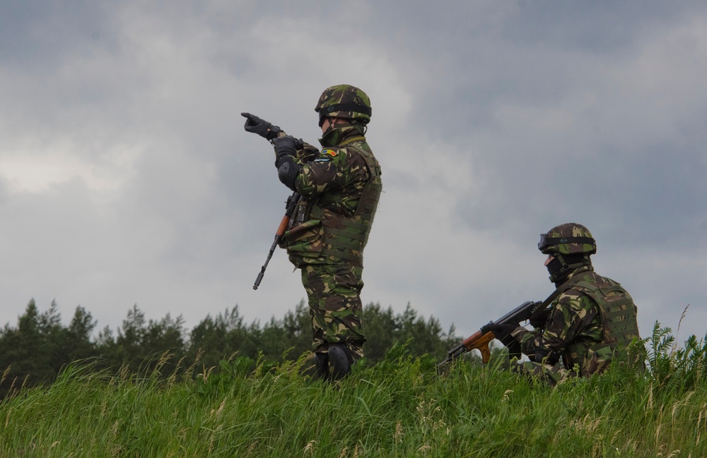 eFP Battle Group Poland kicks off FTX during Saber Strike 17