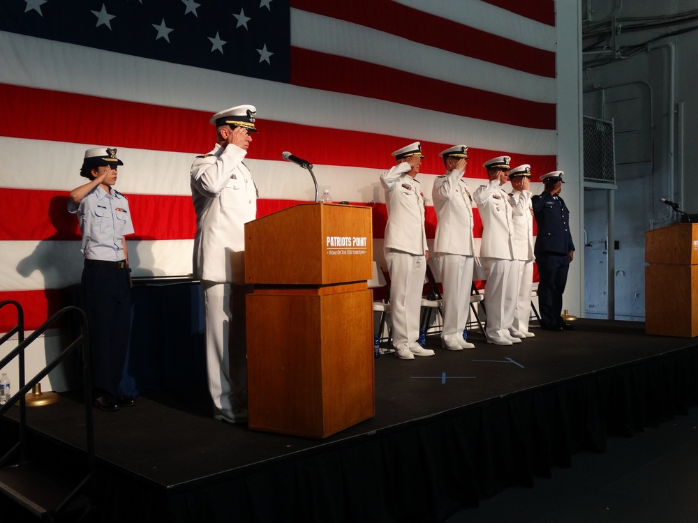 Coast Guard Sector Charleston holds change of command ceremony