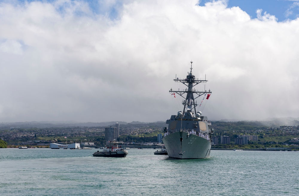 USS Chafee departs for Western Pacific Deployment