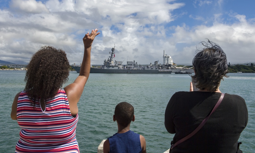 USS Chafee departs for Western Pacific Deployment