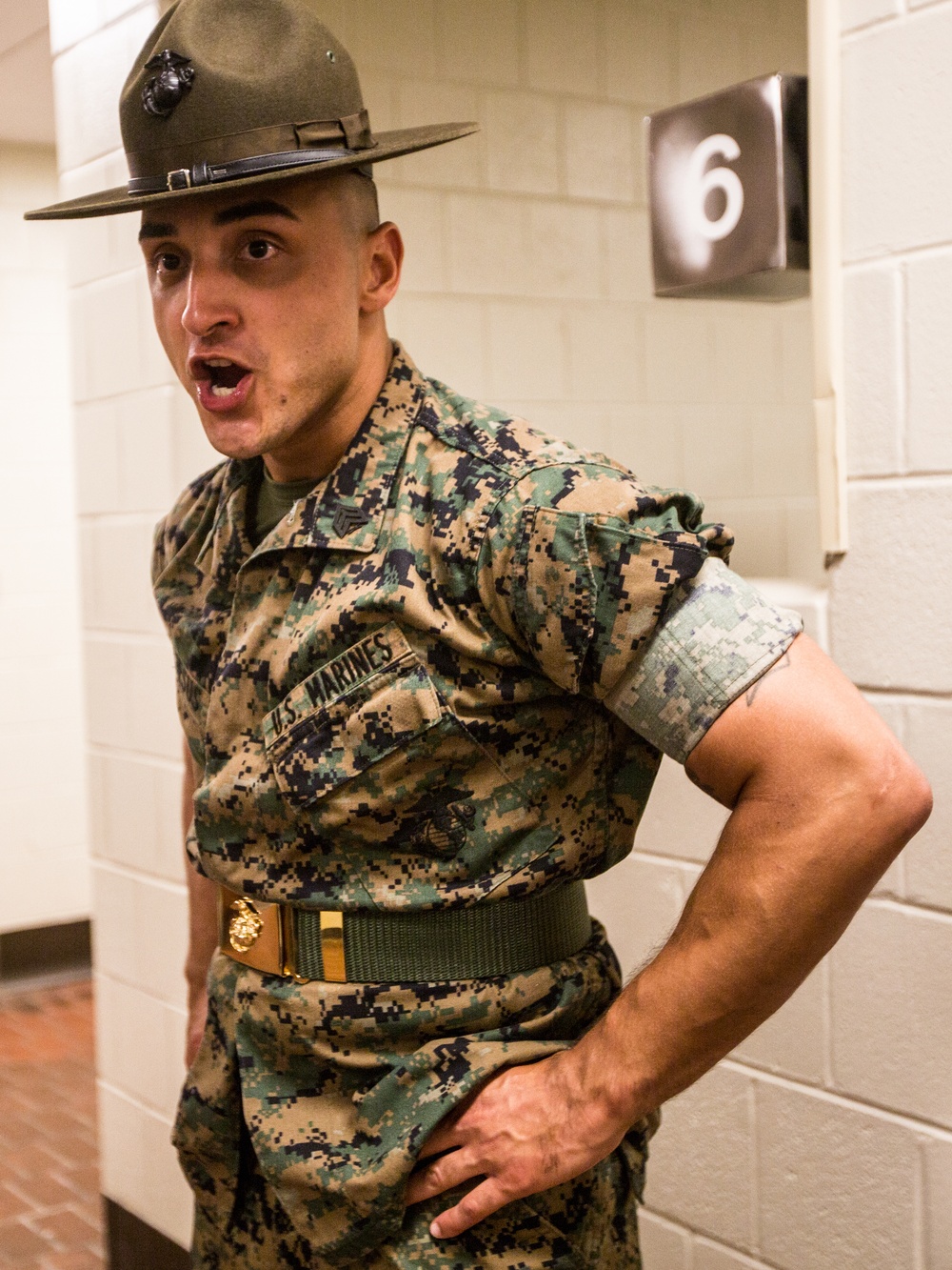 Marine recruits take first steps to earning title on Parris Island