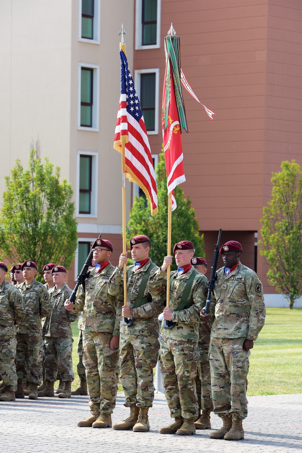 54th Brigade Engineer Battalion, 173rd Airborne Brigade, Change of Command Ceremony.