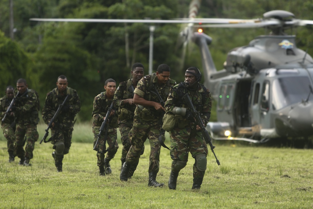 Tradewinds 2017: Belize, Trinidad and Tobago conduct aerial, maritime raid