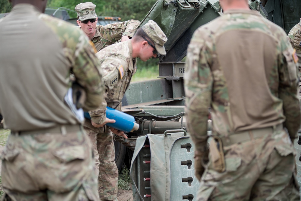 Battle Group Poland Mechanical Breach Training