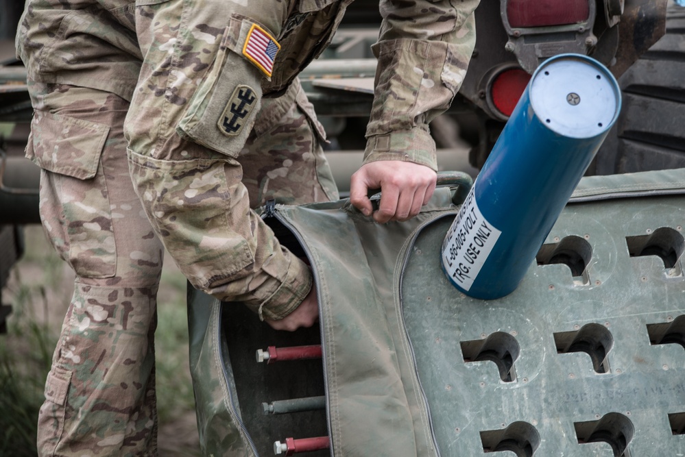 Battle Group Poland Mechanical Breach Training