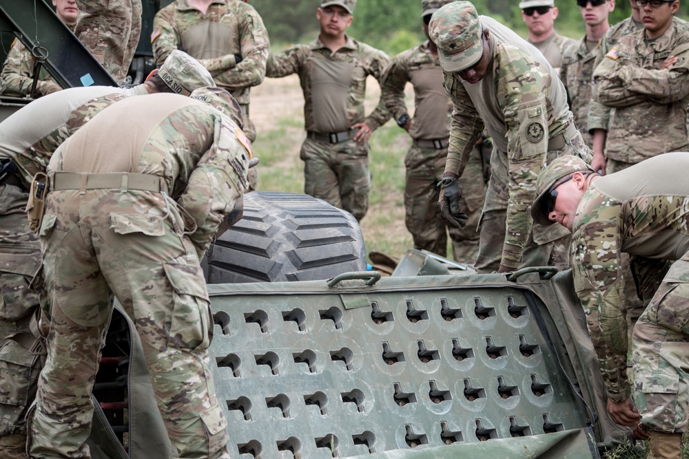 Battle Group Poland Mechanical Breach Training