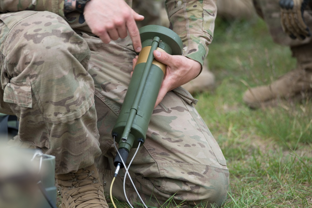 Battle Group Poland Mechanical Breach Training