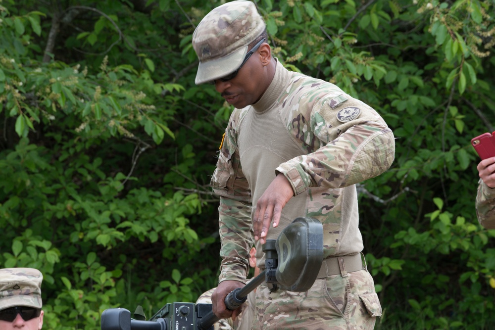 Battle Group Poland Mechanical Breach Training