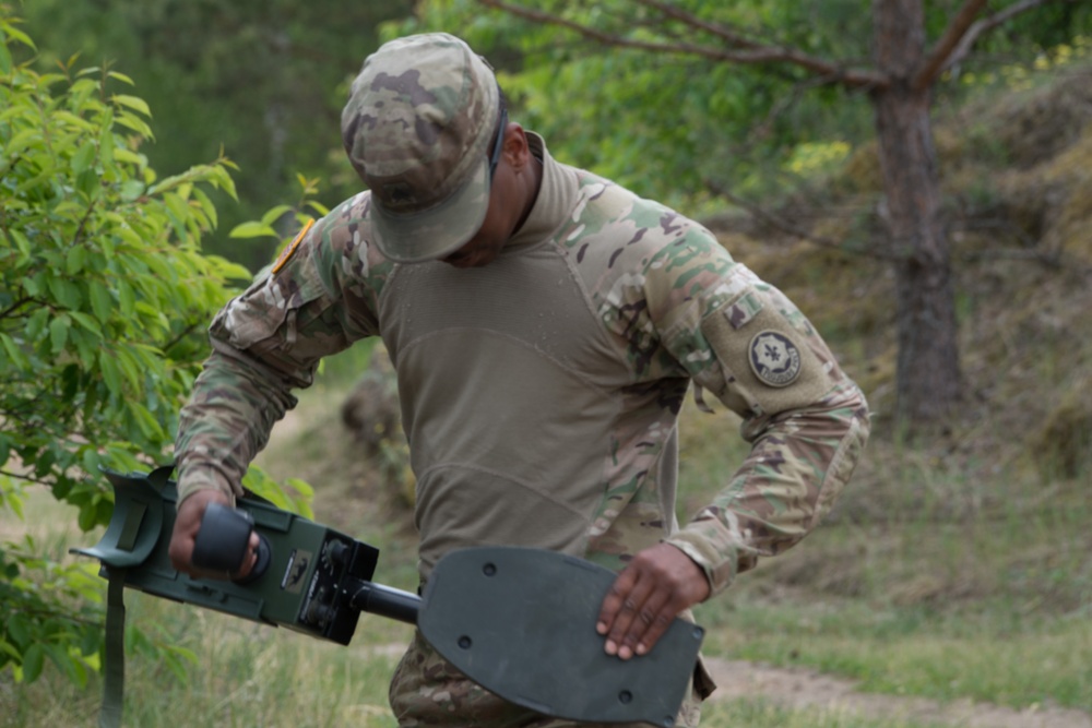 Battle Group Poland Mechanical Breach Training