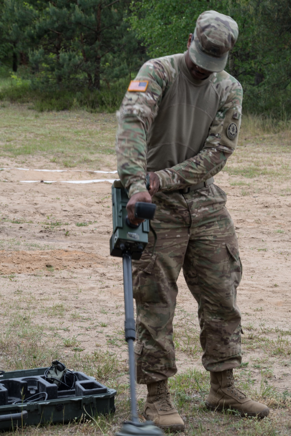 Battle Group Poland Mechanical Breach Training