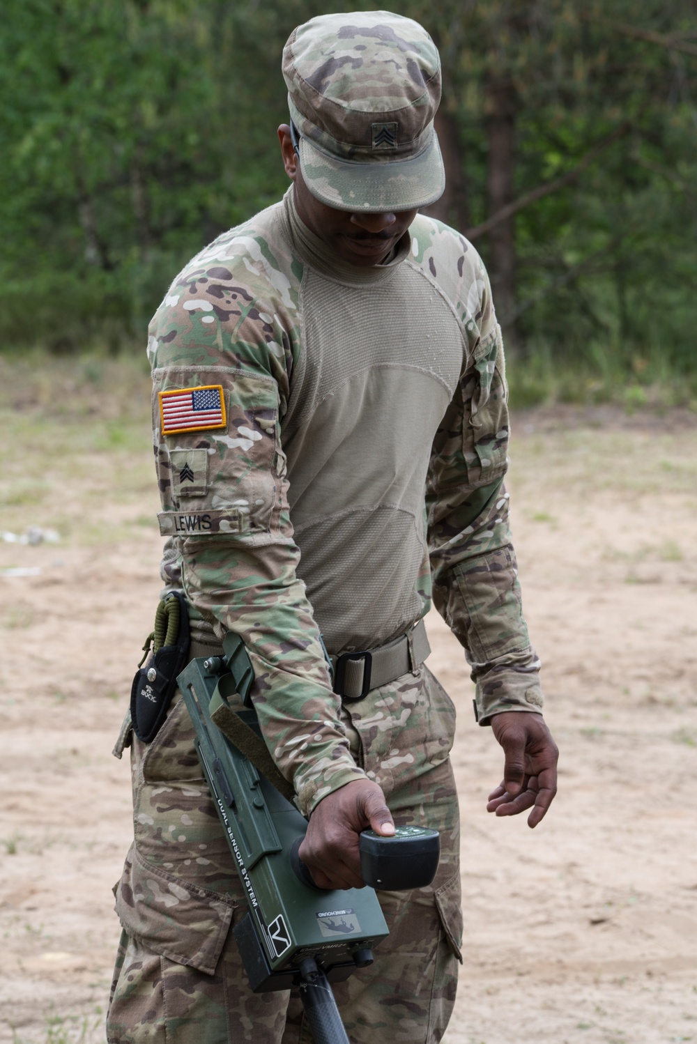 Battle Group Poland Mechanical Breach Training