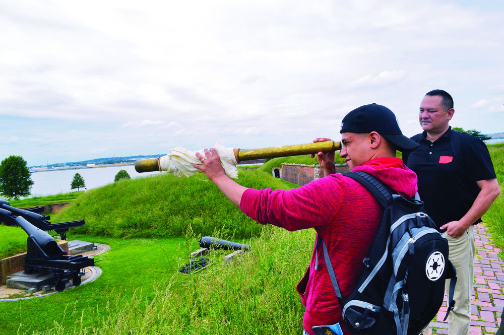 Marines travel to Fort McHenry