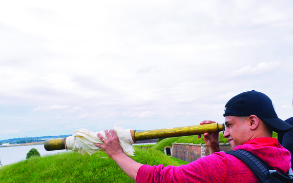 Marines travel to Fort McHenry, get inspired by The Star Spangled Banner