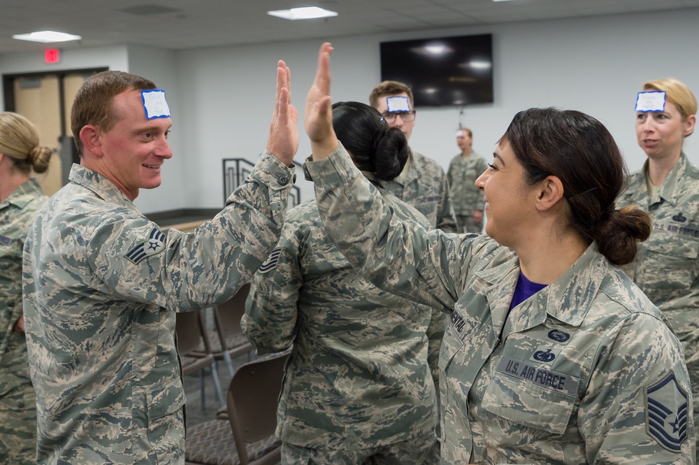 Airmen learn about diversity, inclusion, and mentorship during lunch hour