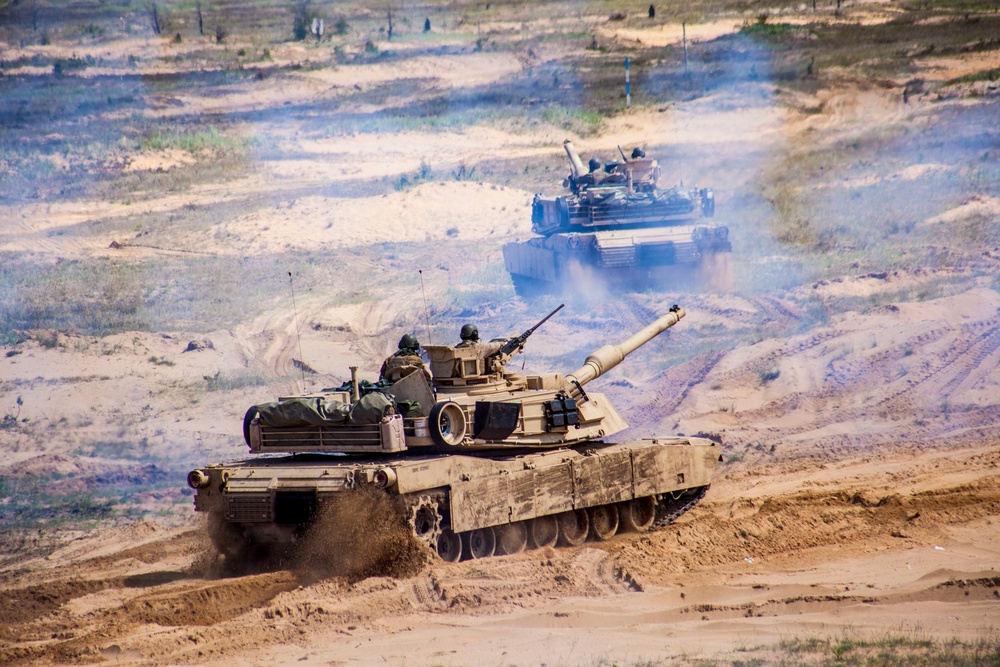 4th Tank Battalion CALFEX during Saber Strike 17
