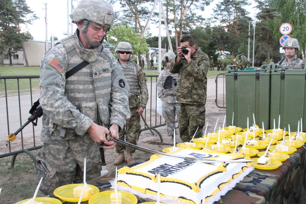 U.S. Army celebrates 242nd birthday with allied forces