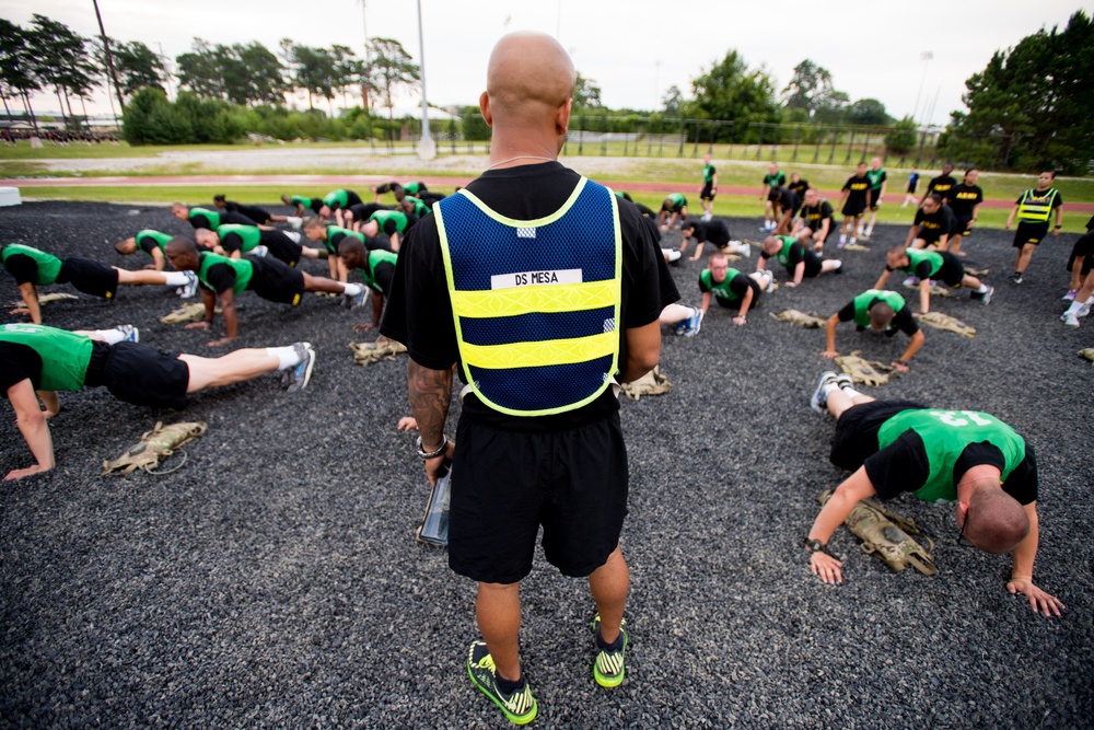 Reserve Drill Sergeants conduct AT