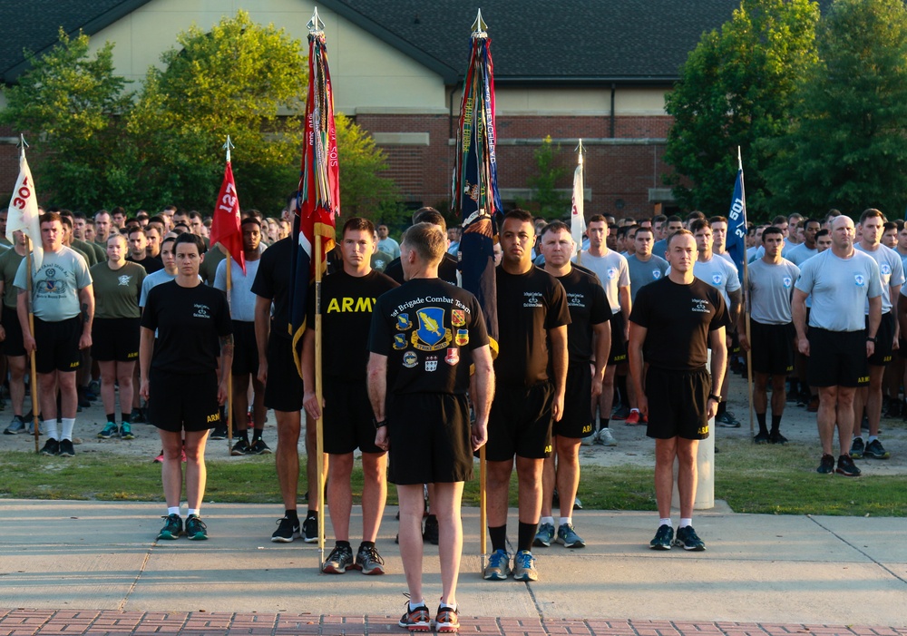 Farewell Run and Color's Casing Ceremony
