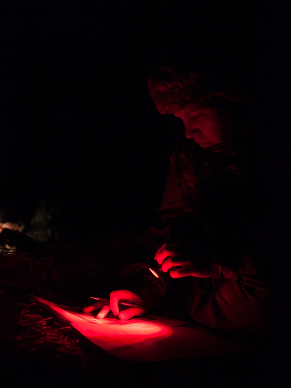 2017 U.S. Army Reserve Best Warrior Competition - Night Land Navigation Course