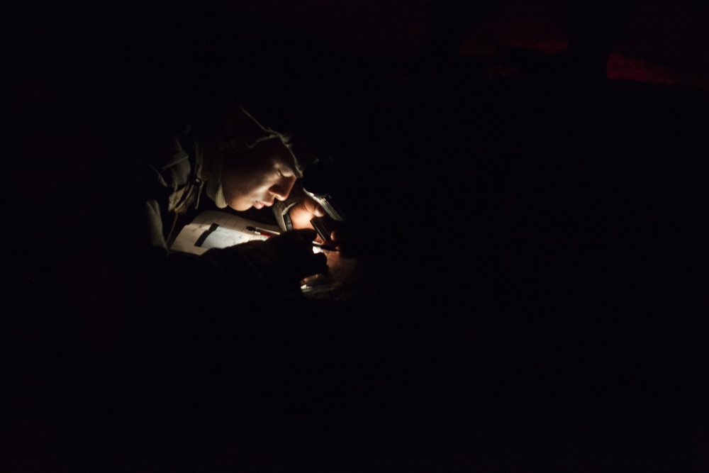 2017 U.S. Army Reserve Best Warrior Competition - Night Land Navigation Course