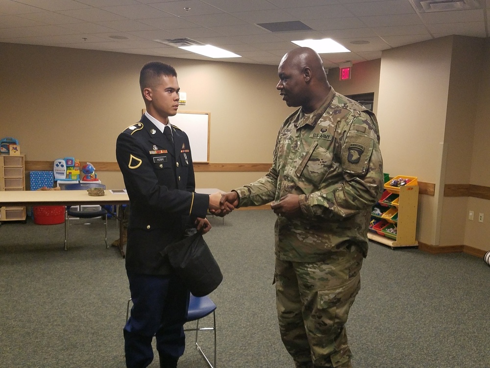 Lifeliner, Washington native earns title ‘Division Chaplain Assistant of the Quarter’