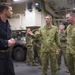 Australian Army leadership visits USS America