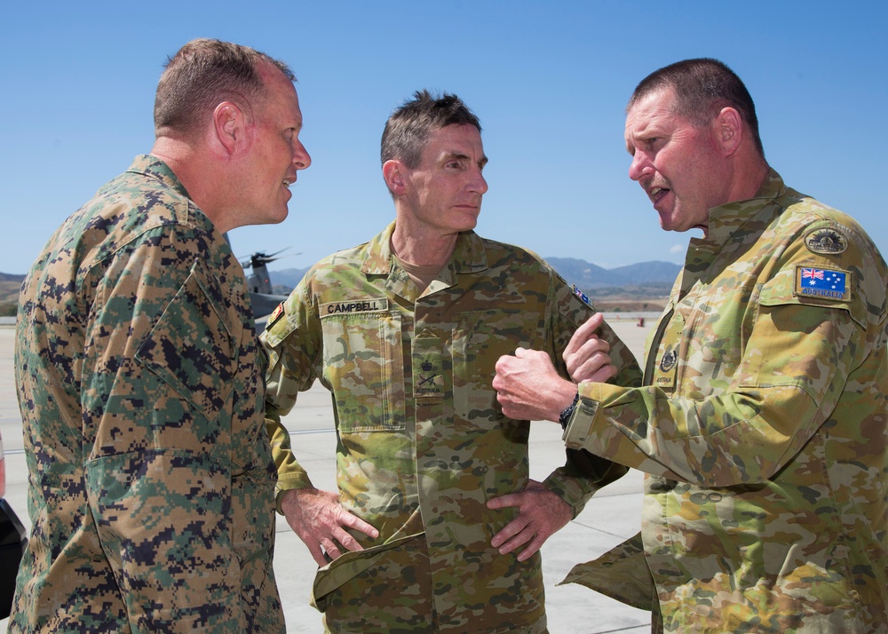 Australian Army leadership visits USS America