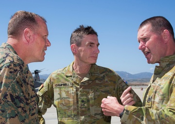 Australian Army leadership visits USS America