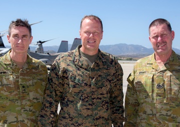 Australian Army leadership visits USS America