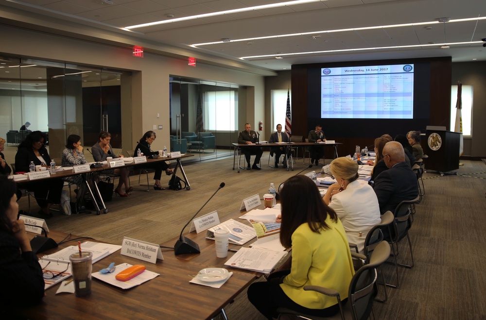 Brigadier Gen. Seely Speaks at DACOWITS Quarterly Meeting