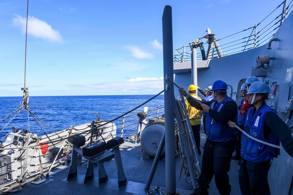 USS Wayne E. Meyer Conducts RHIB Operations