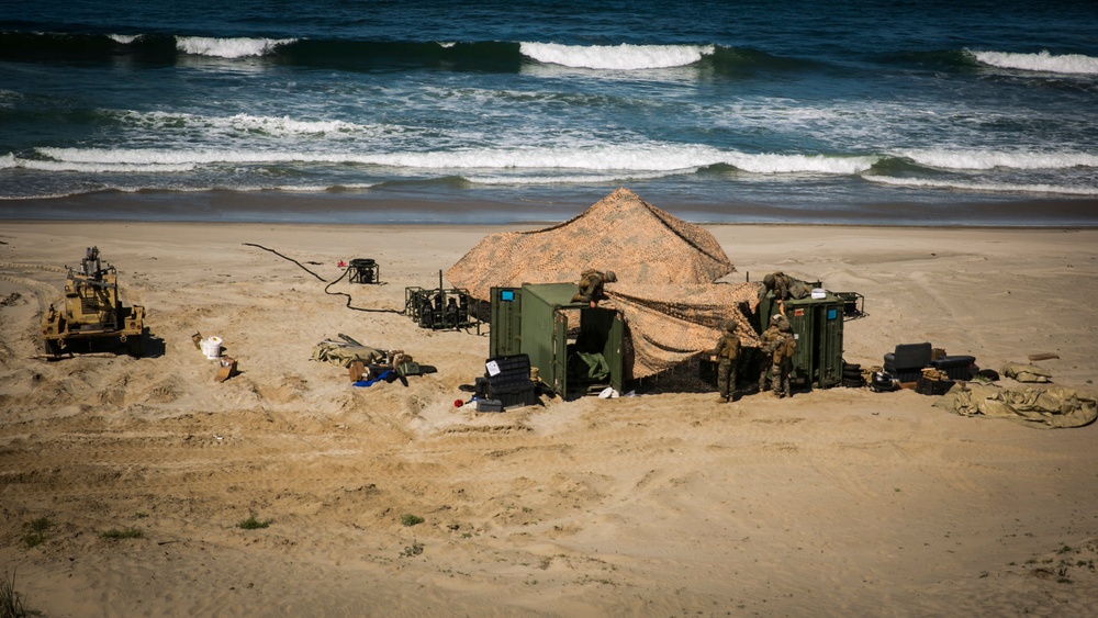 CERTEX: Water dogs provide water for two battalions on Red Beach