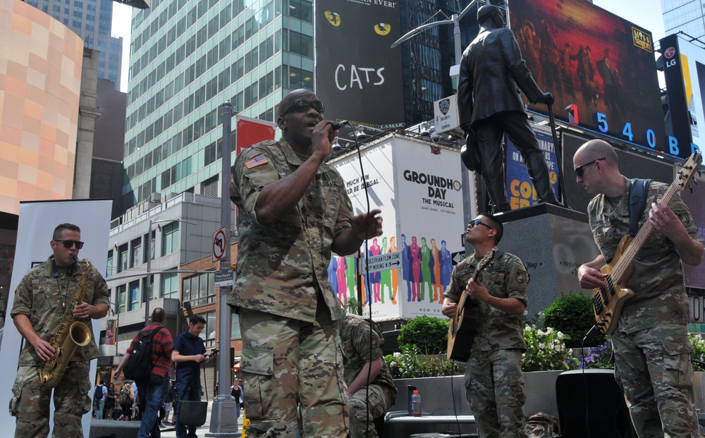 Army West Point Benny Havens Band rocks New York City for 242nd Army Birthday