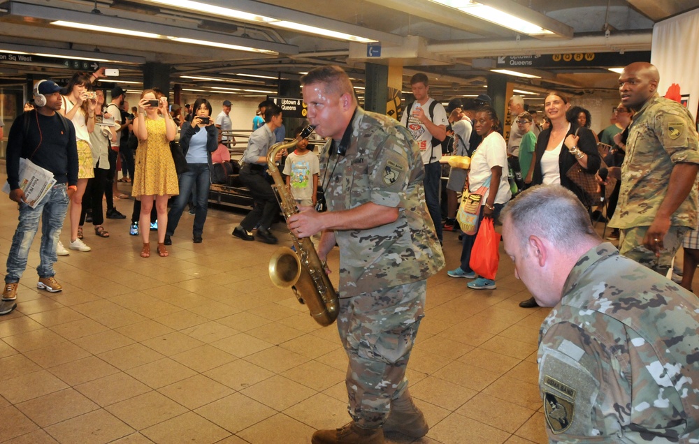 Army West Point Benny Havens Band rocks New York City for 242nd Army Birthday