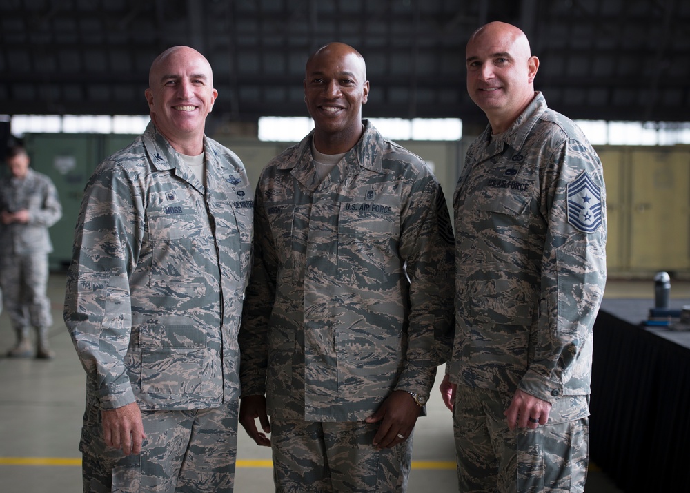 Chief Master Sgt. of the Air Force Kaleth O. Wright visits Yokota