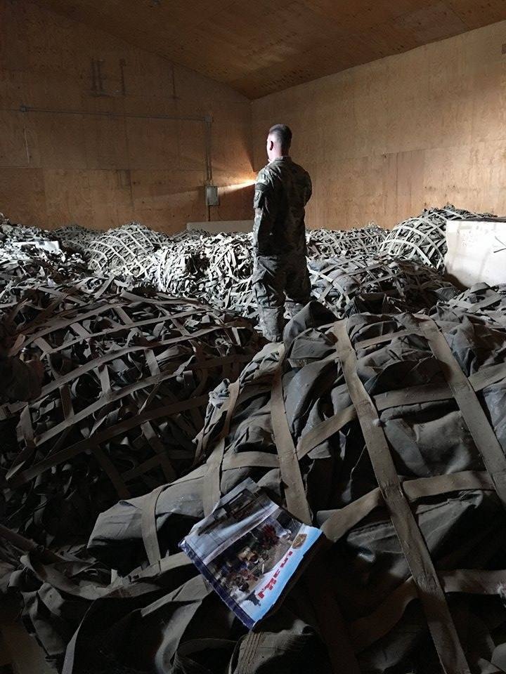 U.S. and Iraqi Air Forces work together to recover, put pallets back into DOD system