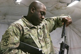 Soldiers participate in Air and Missile Defense Exercise