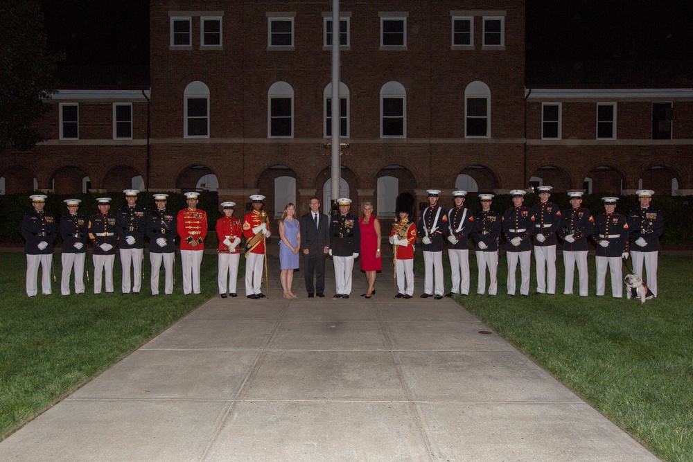 Marine Barracks Washington Evening Parade June 9, 2017