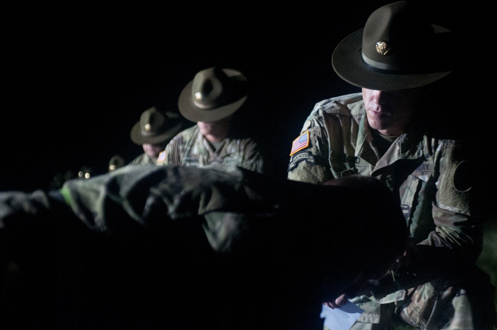 Drill Sergents Judge Warriors During Physical Fitness Training